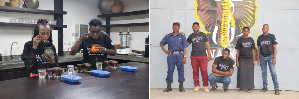 르완다 콜라주 직원